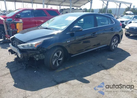 2018 Hyundai Ioniq Hybrid Sel from USA, damaged, VIN KMHC75LCXJU062801